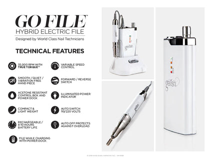 Gelish Go File-Hybrid Electric File