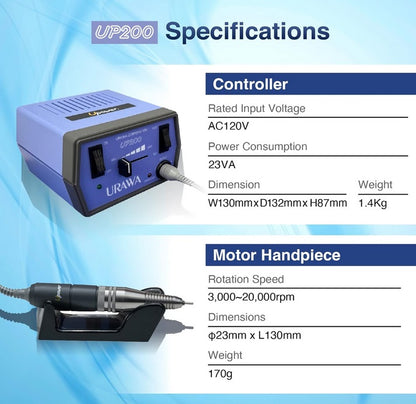 Japan Urawa UPower UP200 Nail Drill Machine